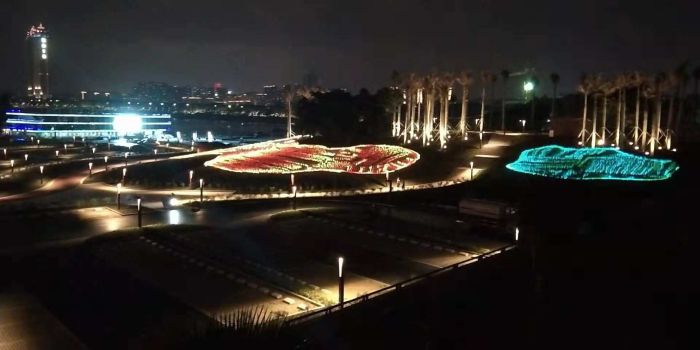 邕江南岸亮化工程一角。。。。。。。袁世华 摄.jpg